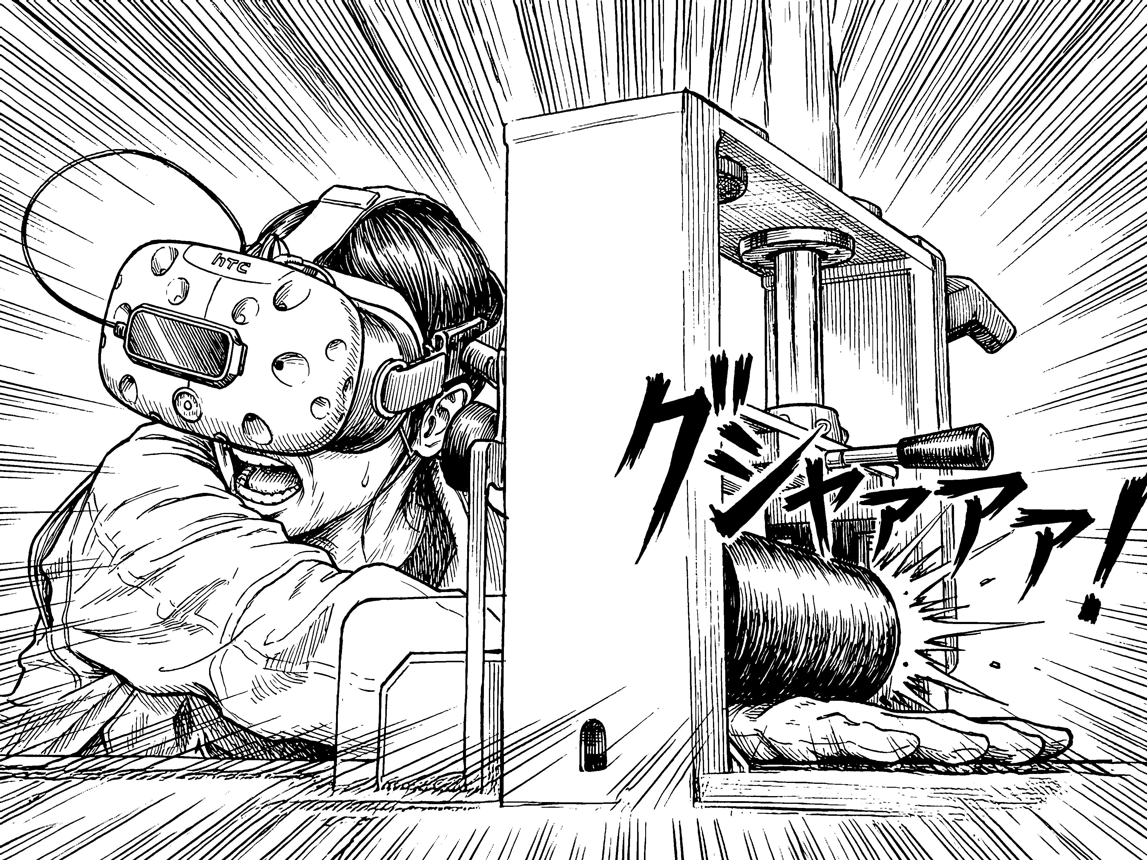 ACSEL1101 ＶＲ・ローラー挟まれ安全体感装置