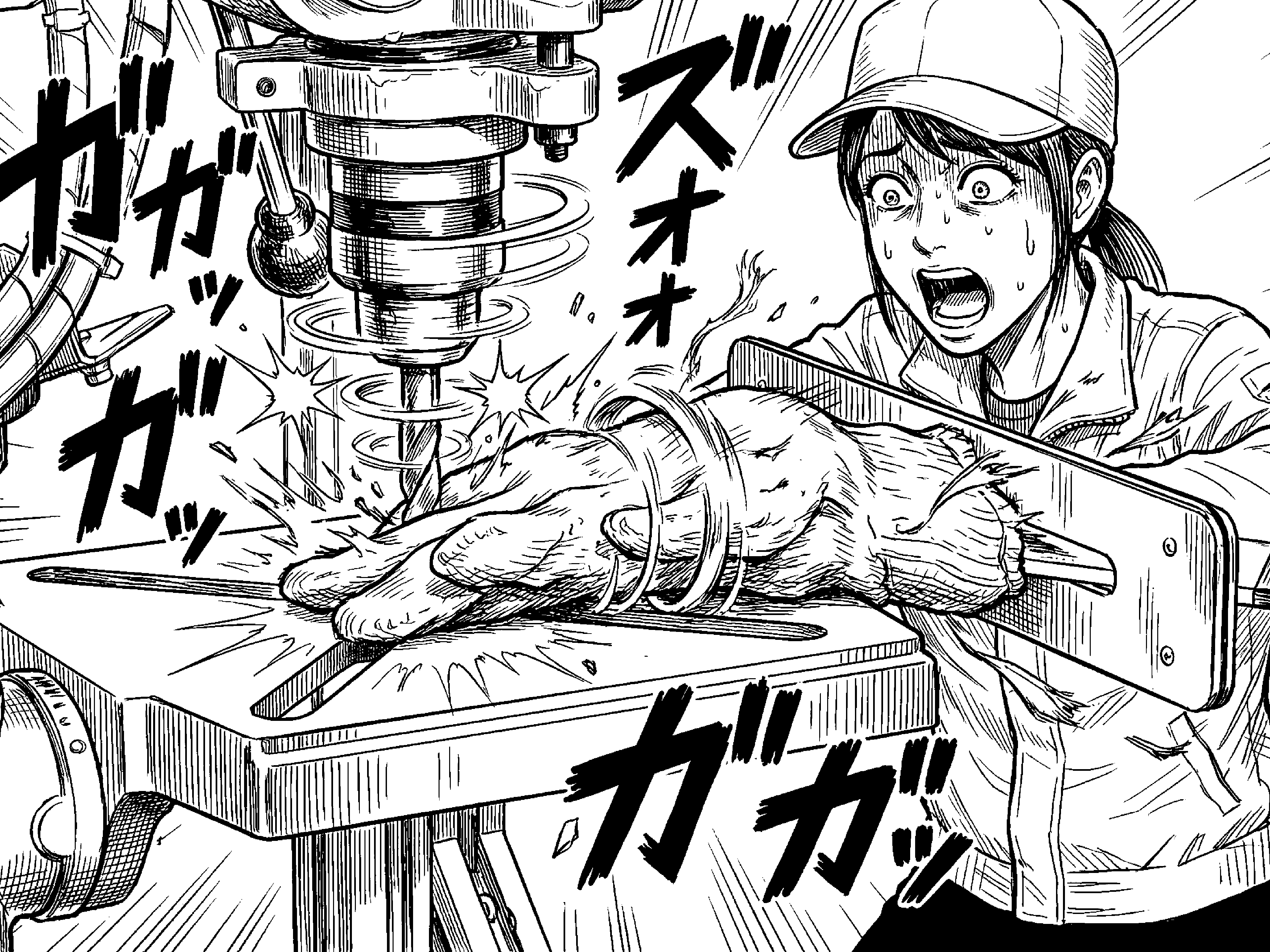 ACSEL1140 卓上ボール盤巻込まれ安全体感装置