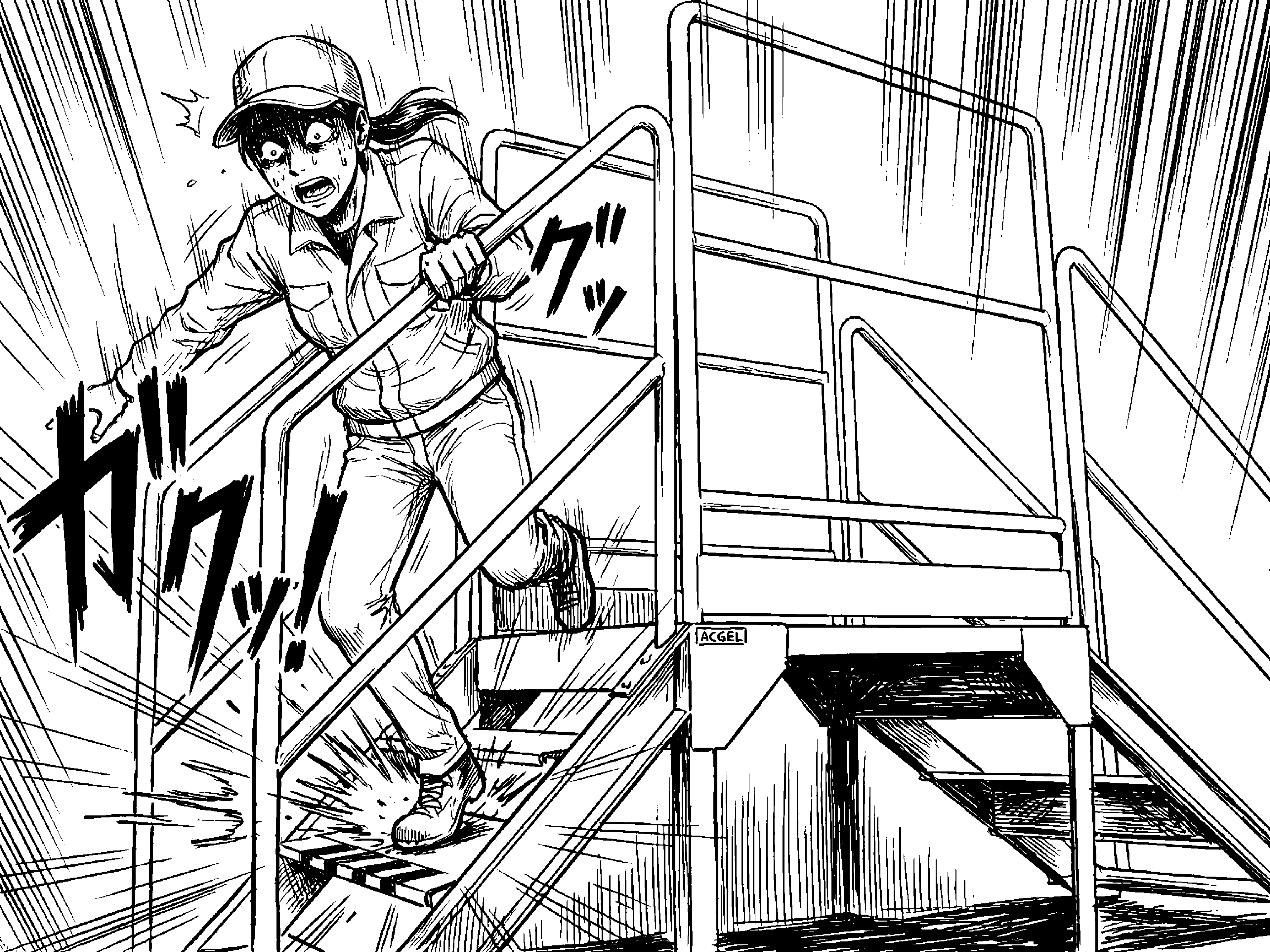 ACSEL5040 階段歩行安全体感装置