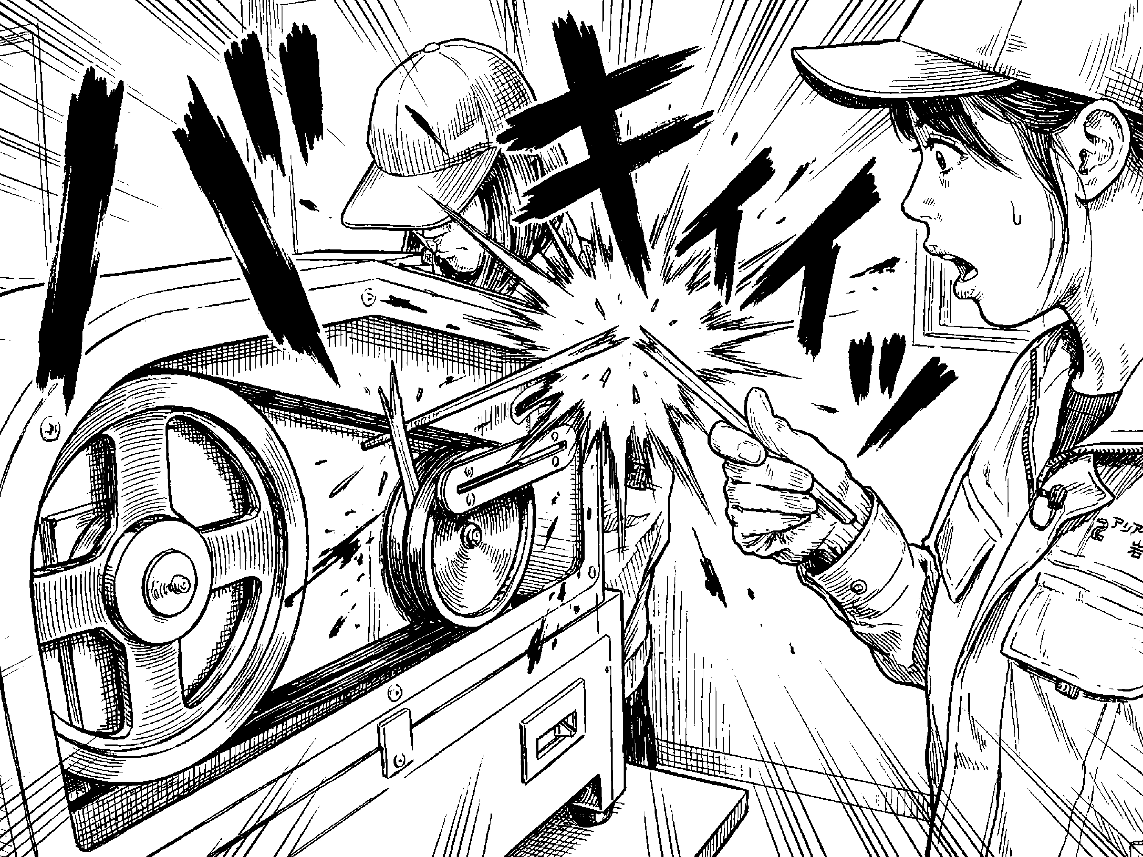 ACSEL1021 Manual Drive Vee Belt Jamming Accident Simulator