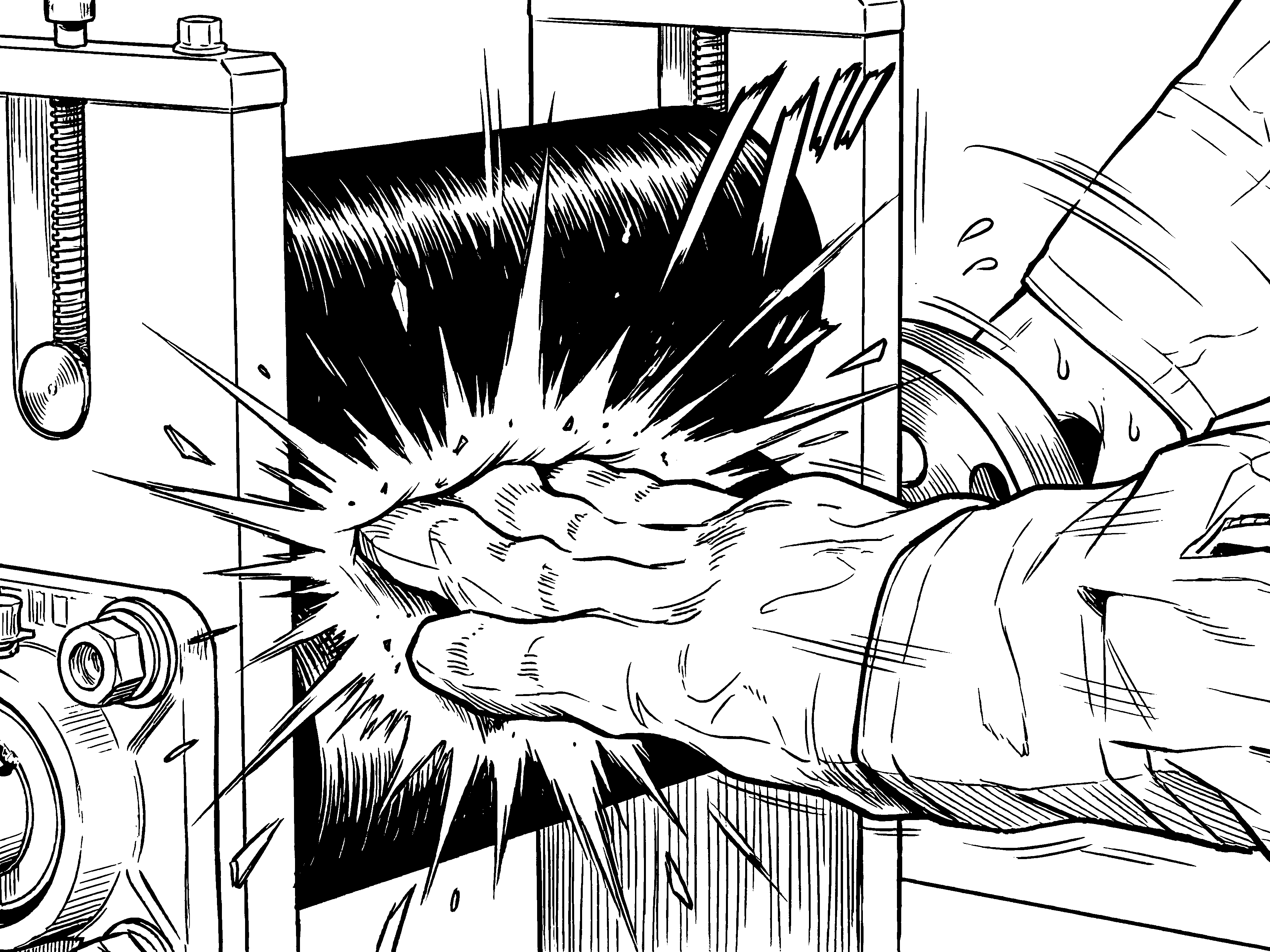 ACSEL1040 Manual drive Roller Jamming Accident Simulator